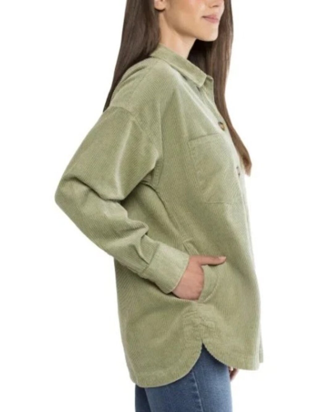 Matty M Women's Corduroy Shirt Jacket